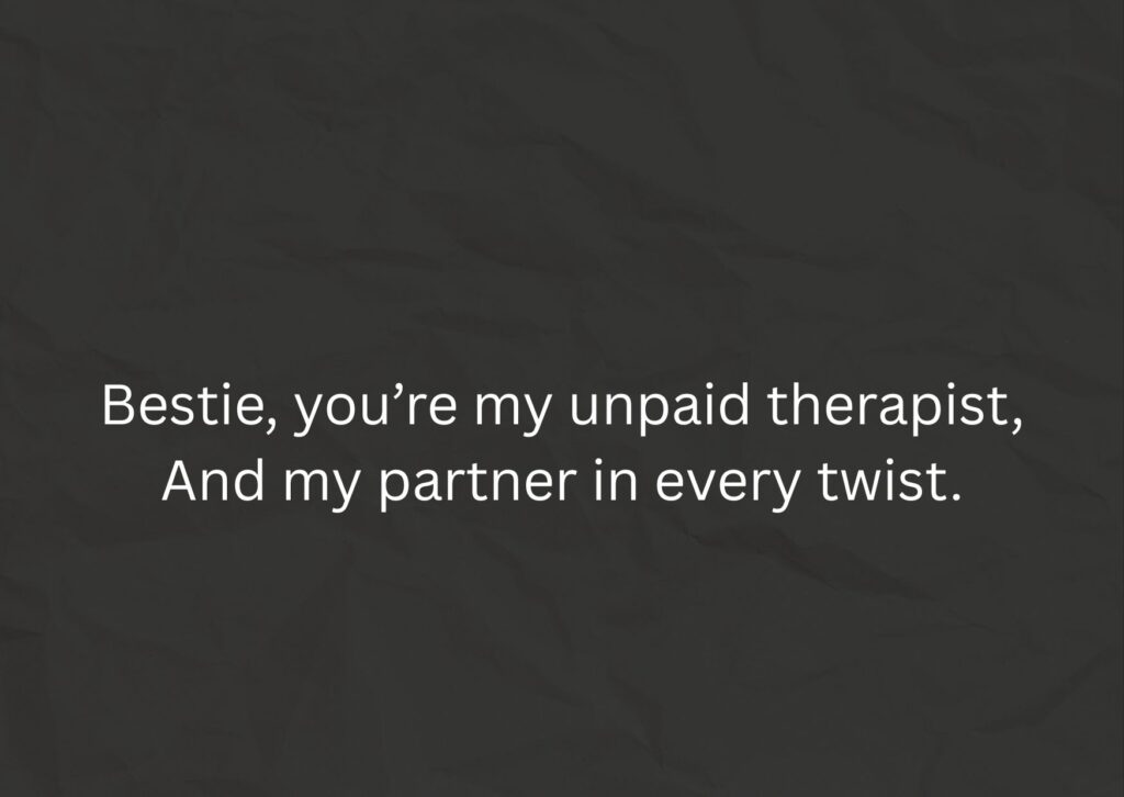 2 line best friend bestie friendship shayari in english