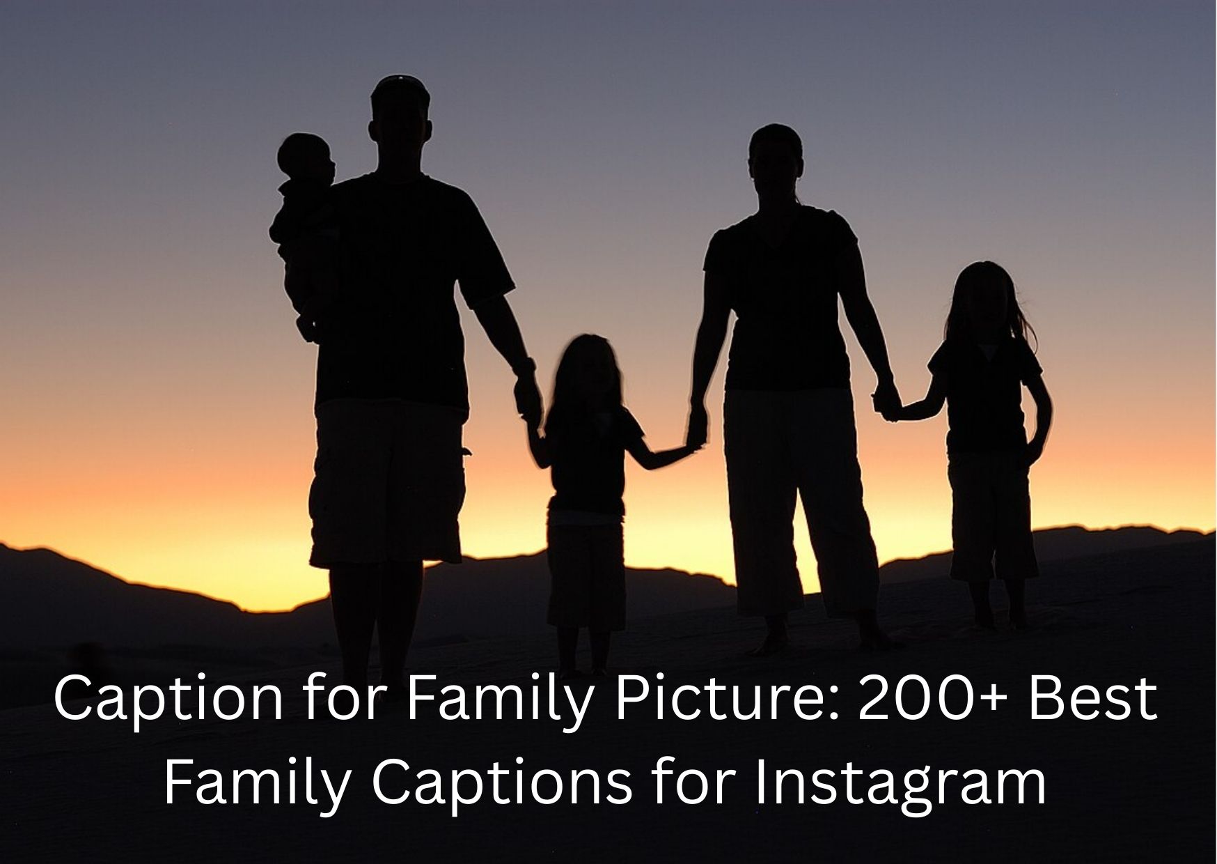 caption for family picture