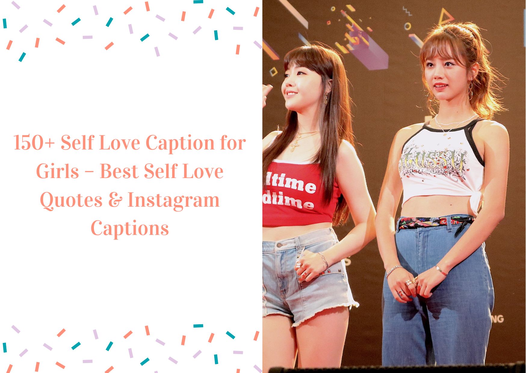 self love caption for girls