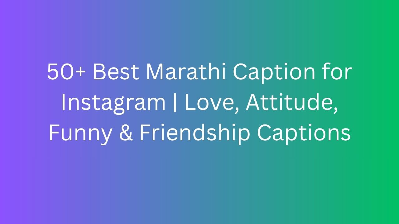 marathi caption